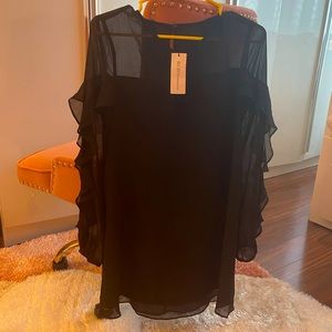 BCBGeneration Black Midi Dress